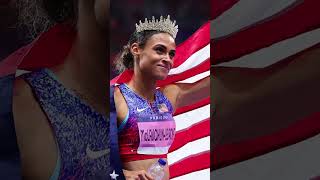 Paris 2024 Olympics Sydney MclaughlinLevrone wins women’s 400m hurdles gold with World Record [upl. by Ahsinuq940]