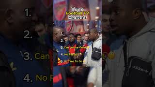 Top 5 Football TV Moments 🤣 [upl. by Nylahsoj]