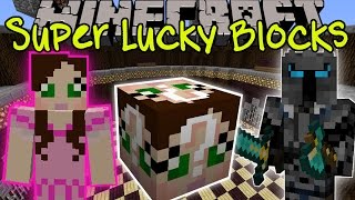 Minecraft GAMINGWITHJEN SUPER LUCKY BLOCK CHALLENGE GAMES  Lucky Block Mod  Modded MiniGame [upl. by Norihs84]