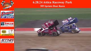 62824 Attica Raceway Park Full Program [upl. by Hopfinger]