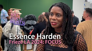 Essence Harden about FOCUS exhibitions at Frieze LA 2024 [upl. by Mcmahon]