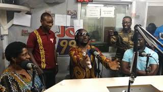 Freddie Meiwey Sings Zoblazo on AU Day at Joy FM [upl. by Faxen]