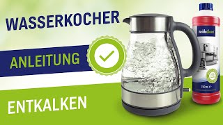 Wasserkocher entkalken und reinigen mit Flüssig Entkalker  Anleitung  Entkalkt jeden Wasserkocher [upl. by Abdul]