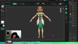 Exploring Character Appeal – Layla Viscu – ZBrush 2022 [upl. by Lovell]