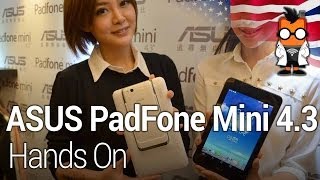 ASUS PadFone Mini 43 Hands On [upl. by Adniram]