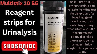 Multistix 10 SG  Reagent strips for Urinalysis  Siemens  medicallabtechnologysajal6903 [upl. by Marji]