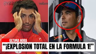 ¡CHECO PÉREZ EXPLOTÓ CONTRA CARLOS SAINZ DENTRO DE LA F1 [upl. by Alekin14]