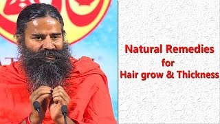 How To Grow Long and Thicken Hair Naturally  Swami Ramdev [upl. by Lyndsay]