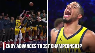 Tyrese Haliburtons late 3 sends the Pacers to the InSeason Tournament Championship 👏 [upl. by Belldame]