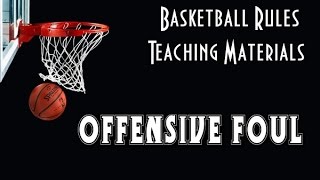 How to call an offensive foul in basketball [upl. by Otir]