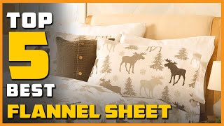 Top 5 Best Flannel Sheets Review in 2022  See This Before You Buy [upl. by Jecoa]