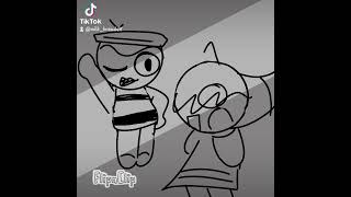 FISHY LOVE  shrimpo x finndandysworld animation fypシ゚viral shipanimation animationmeme 3 [upl. by Ahsirtak]