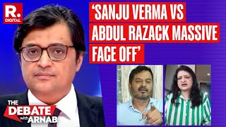 Sanju Verma Calls Congress leader ‘Radical Jihadi’  Waqf  JPC  The Debate [upl. by Lorolla]