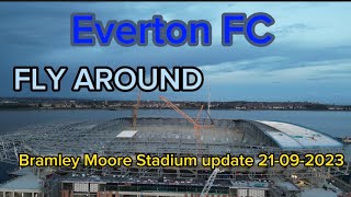 Bramley Moore Dock Everton new stadium update 21092023 [upl. by Jasmine172]