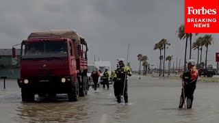 Task Force Conduct Welfare Checks In Corpus Christi Texas After Intense Storms [upl. by Glogau]