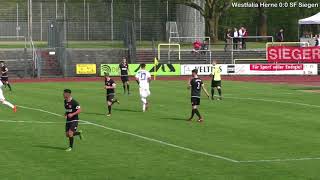 Oberliga Wstf 1718 27SP Westfalia Herne  Sportfreunde Siegen [upl. by Noseimaj]