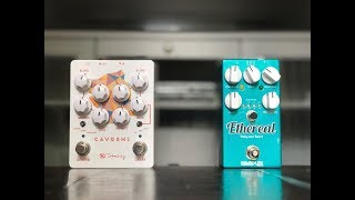 Ambient Shootout Keeley Caverns vs Wampler Pedals Ethereal [upl. by Benoite831]