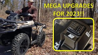 2023 Can Am XT 850 First ride amp Mega Updates on this new ATV [upl. by Lauraine]