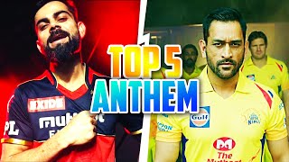 Top 5 Best IPL Team Anthems  WhistlePodu Playbold [upl. by Assenar505]