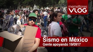 Sismo en México 19 Septiembre 2017 Gente ayudando  VLOG 008 [upl. by Myrna]