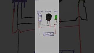 Make smoke detectorcircuit diagram electronic shortsfeed [upl. by Dylana]