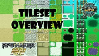 RPG Maker MV Tutorial  Tileset Overview  How to get the most out of your default Tilesets  RPGMMV [upl. by Arit]