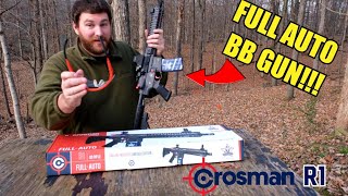 FULL AUTO BB GUN CROSMAN R1 REVIEW [upl. by Ress]