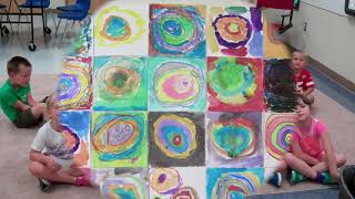 Kindergarten Kandinsky Lesson [upl. by Hodess]