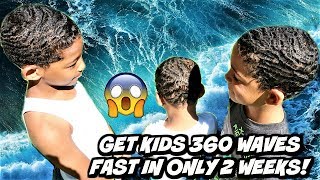 HOW TO GET WAVES FAST MY KIDS 360 WAVE UPDATE 2 WEEKS WOLFING UNBELIEVABLE PROGRESS [upl. by Gilboa]