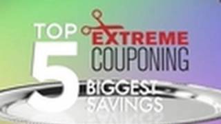 Top Five Biggest Coupon Savings  Extreme Couponing [upl. by Mitchell]