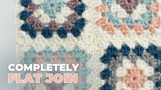 The Easiest and Fastest Way to Join Granny Squares [upl. by Ayotna]