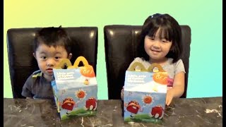 McDonalds Happy Meal with Transformers and My Little Pony Toys [upl. by Erie]