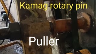 puller for Kamag rotary pin removing puller equipment heavyvehicle technology hydraulicpress [upl. by Leatrice]