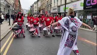 Batala Manchester at St Georges Day parade 2023 [upl. by Kippie99]