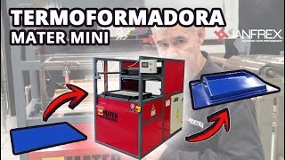 ¿Cómo TERMOFORMAR Plástico Fácil con Termoformadora Semiautomática MATER Mini [upl. by Eniamert363]