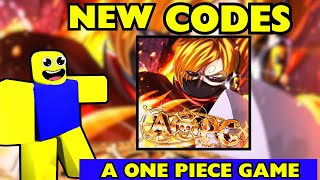 All Secret AOPG Codes Roblox A ONE PIECE GAME 2024 [upl. by Farnsworth494]