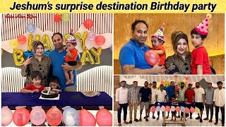 Jeshum’s surprise destination Birthday celebration vlog vlogs birthday party vlog celebration [upl. by Enaek654]