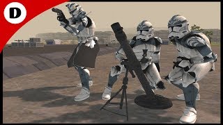 COMMANDER WOLFFE UNDER SIEGE  Men of War Star Wars Mod [upl. by Izawa455]