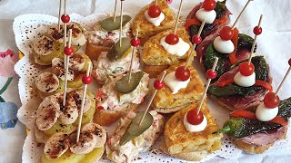 🍻🍹LOS MEJORES PINCHOS Y APERITIVOS PARA FIESTAS 2º🎅🏻🎄  PINCHOS VASCOS  El Dulce Paladar [upl. by Leotie908]