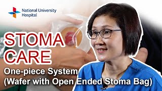 Stoma Care  One piece System Wafer with Open Ended Stoma Bag [upl. by Lebanna]