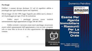 DISCIPLINA URBANISTICA ED EDILIZIA  ESAME PER AGENTE IMMOBILIARE RIASSUNTI [upl. by Eniroc315]