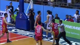 Kyle Tolentino Called for Unsportsmanlike Foul against Jhong Baloria  Batangas vs Cotabato MPBL [upl. by Harrad]