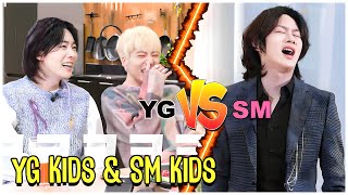 When You put YG Kids Around SM Kids  Blackpink Winner Super Junior Big Bang SNSD [upl. by Stegman]