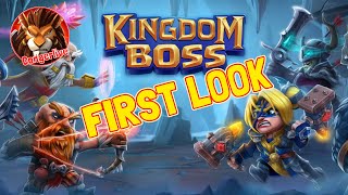 KINGDOM BOSS beginner gameplay FIRST IMPRESSIONS [upl. by Lotz]