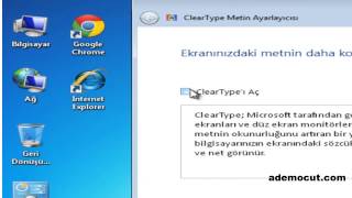 ClearType ile Metin Yazı Okunaklı Olarak Düzeltme [upl. by Llyrpa]