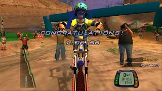 Downhill Domination cheatrun on America  Mountain Biking Game  PS2 TAS Gameplay Video [upl. by Euqinad213]