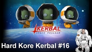 Lets Play Modded Hard Kore KSP 16  Mun Touristen Bomber KSP 105 germandeutsch [upl. by Braynard]