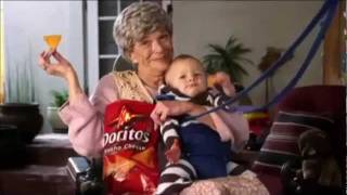 Super Cool Doritos Super Bowl Funny Commercials 2012 Baby Sling Love it so Cute [upl. by Allecram427]