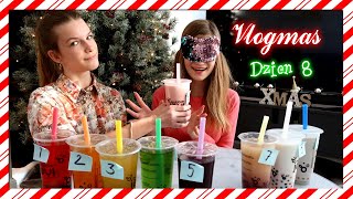 Vlogmas 8  BUBBLE TEA CHALLENGE z Werką  Cookie Mnt [upl. by Ladiv]