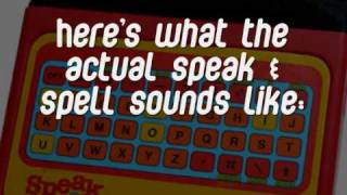 Recreating the Speak amp Spell voice [upl. by Erna]